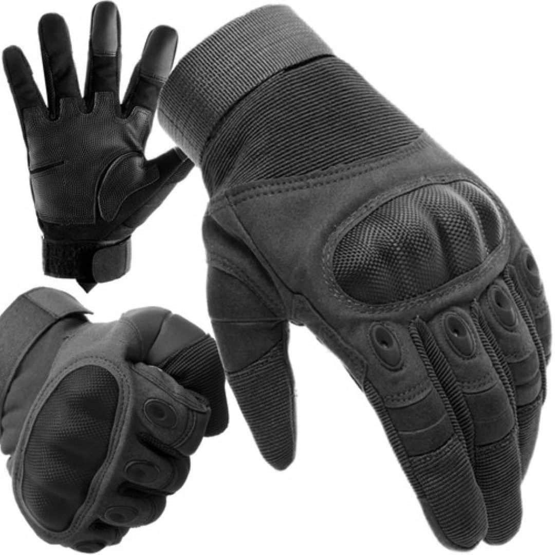 Trizand Trizand Tactical Multi-Sport Gloves - L/XL Army Green & Black/Khaki Schwarz Mädchenmode