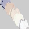 TupTam Babymode TupTam 5-Pack Baby Uni Long Sleeve Bodysuit with Prints/Solids Igel Füchs