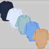 Babymode TupTam TupTam 5-Pack Baby Uni Long Sleeve Bodysuit with Prints/Solids Junge 6