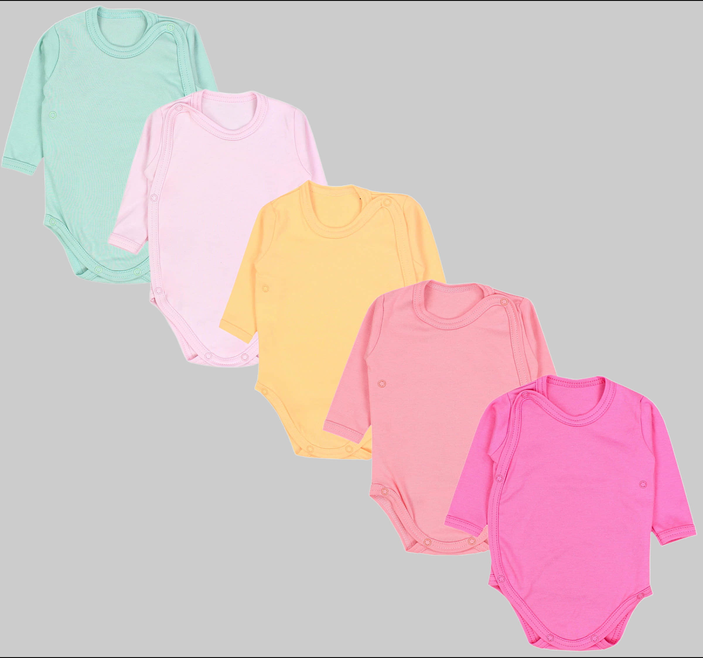 TupTam 5-Pack Baby Uni Long Sleeve Bodysuit with Prints/Solids Mädchen 6 TupTam Babymode