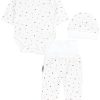TupTam Baby Essentials Package - Uni Long Sleeve Bodysuit, Pants & Hat Set Sternchen Babymode TupTam