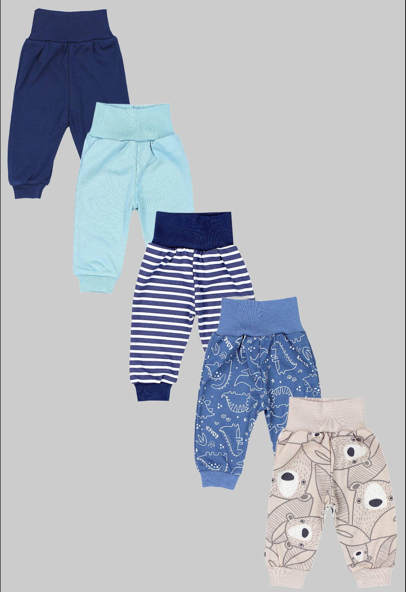 TupTam Baby Knit Pants 5-Pack - OEKO-TEX Certified - Uni Dunkelblau Startseite TupTam