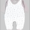 TupTam Baby Romper Set - Organic Cotton Animal Print & 'I Love Mum' - Girl & Boy Igel Beige TupTam Babymode