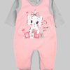 TupTam Babymode TupTam Baby Romper Set - Organic Cotton Animal Print & 'I Love Mum' - Girl & Boy Katze Apri