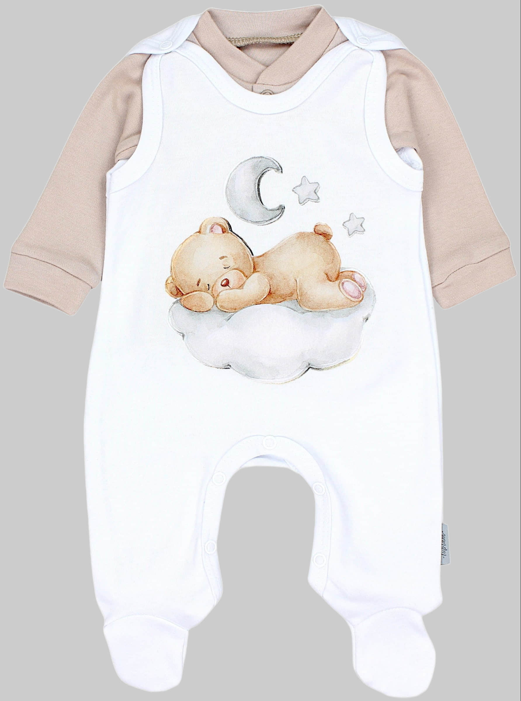TupTam Baby Romper Set - Organic Cotton Animal Print & 'I Love Mum' - Girl & Boy Bärchen au TupTam Babymode