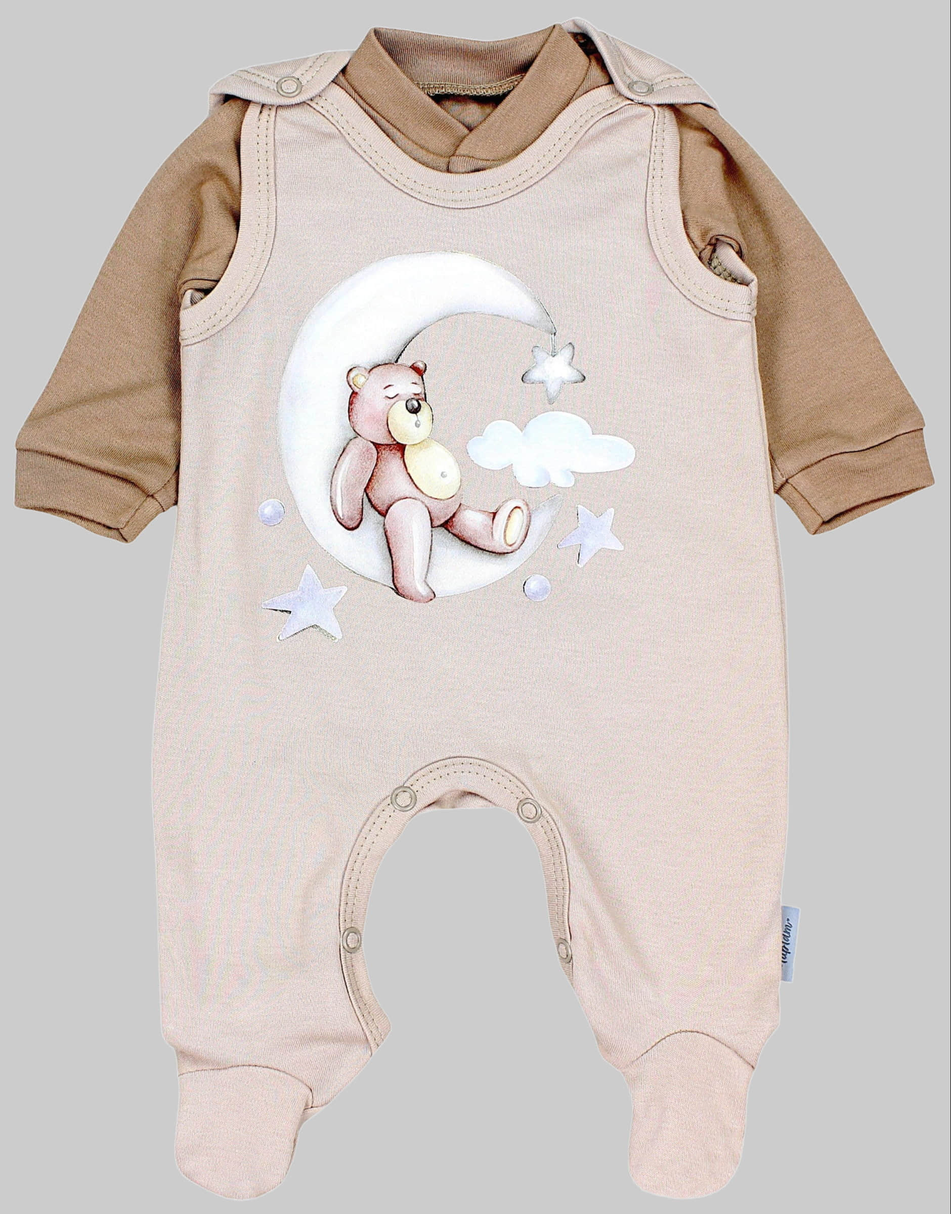 TupTam Baby Romper Set - Organic Cotton Animal Print & 'I Love Mum' - Girl & Boy Bärchen Mo Babymode TupTam