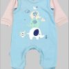 TupTam Baby Romper Set - Organic Cotton Animal Print & 'I Love Mum' - Girl & Boy Drei Elefa Babymode TupTam