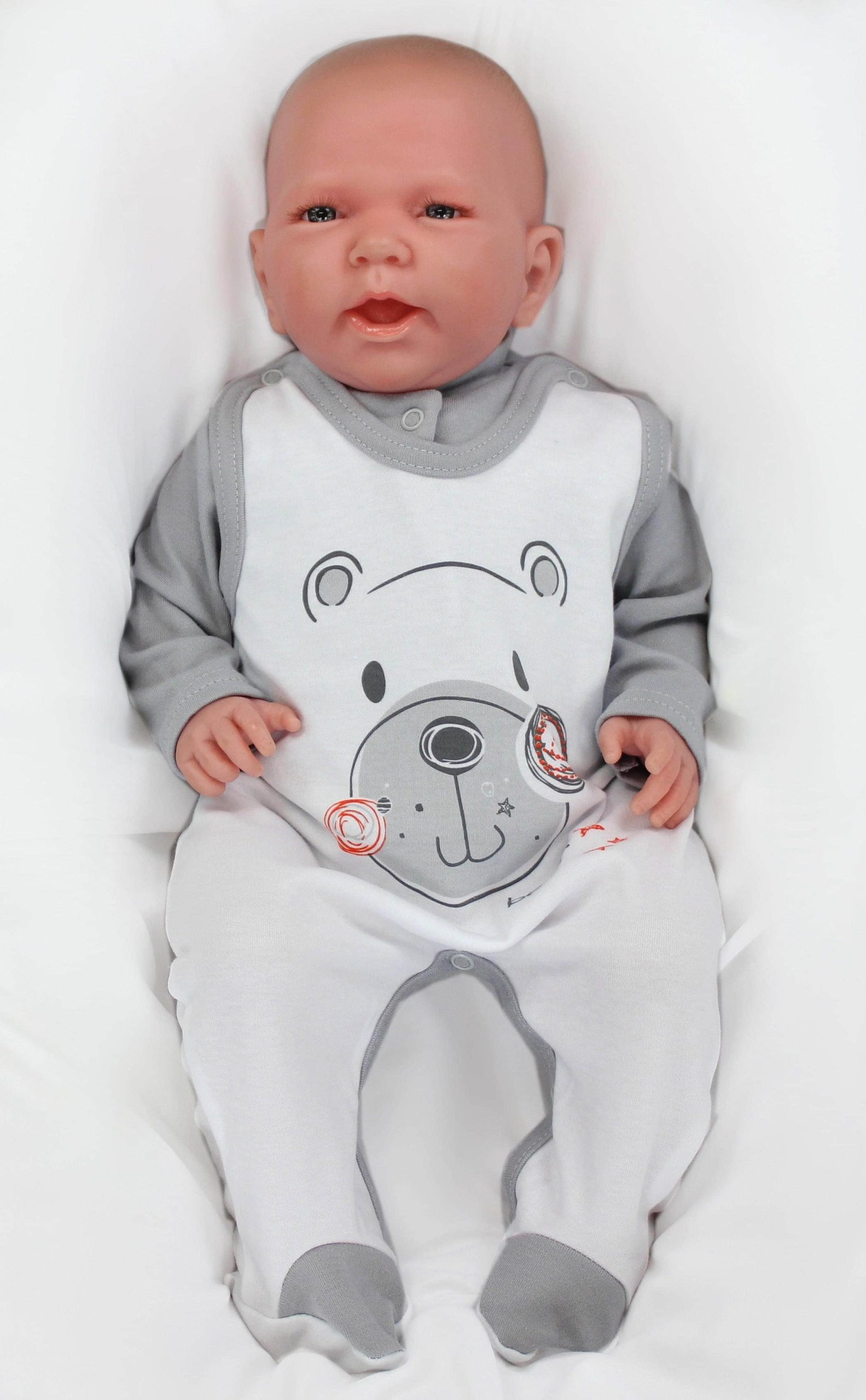 TupTam Babymode TupTam Baby Romper Set - Organic Cotton Animal Print & 'I Love Mum' - Girl & Boy Bärchen