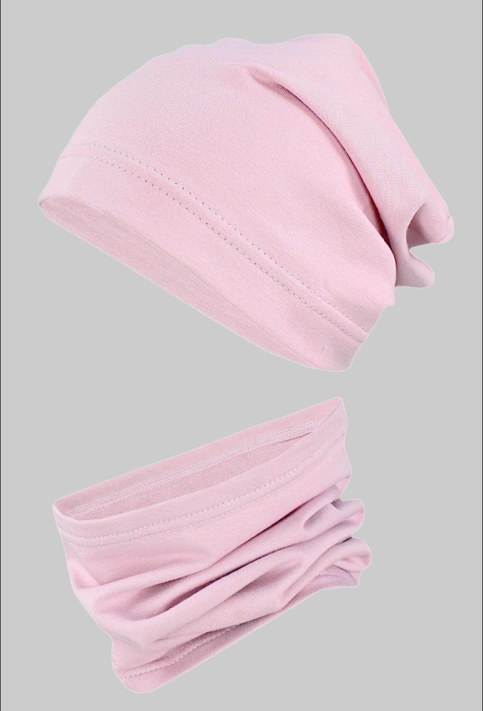 TupTam TupTam Kinder Beanie Mütze Schal Set - Übergangszeit (2-tlg) Altrosa Mädchenmode