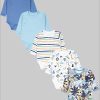 TupTam TupTam Langarmbody – TupTam Jungen Baby Body Langarm Unifarben 5er Pack Koala Safa Babymode