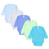 TupTam Langarmbody – TupTam Jungen Baby Body Langarm Unifarben 5er Pack Farbenmix 2 TupTam Babymode