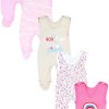 TupTam TupTam Strampler TupTam Baby Uni Strampler mit Aufdruck Spruch 5er Pack (5-tlg) Herzen Reg Babymode