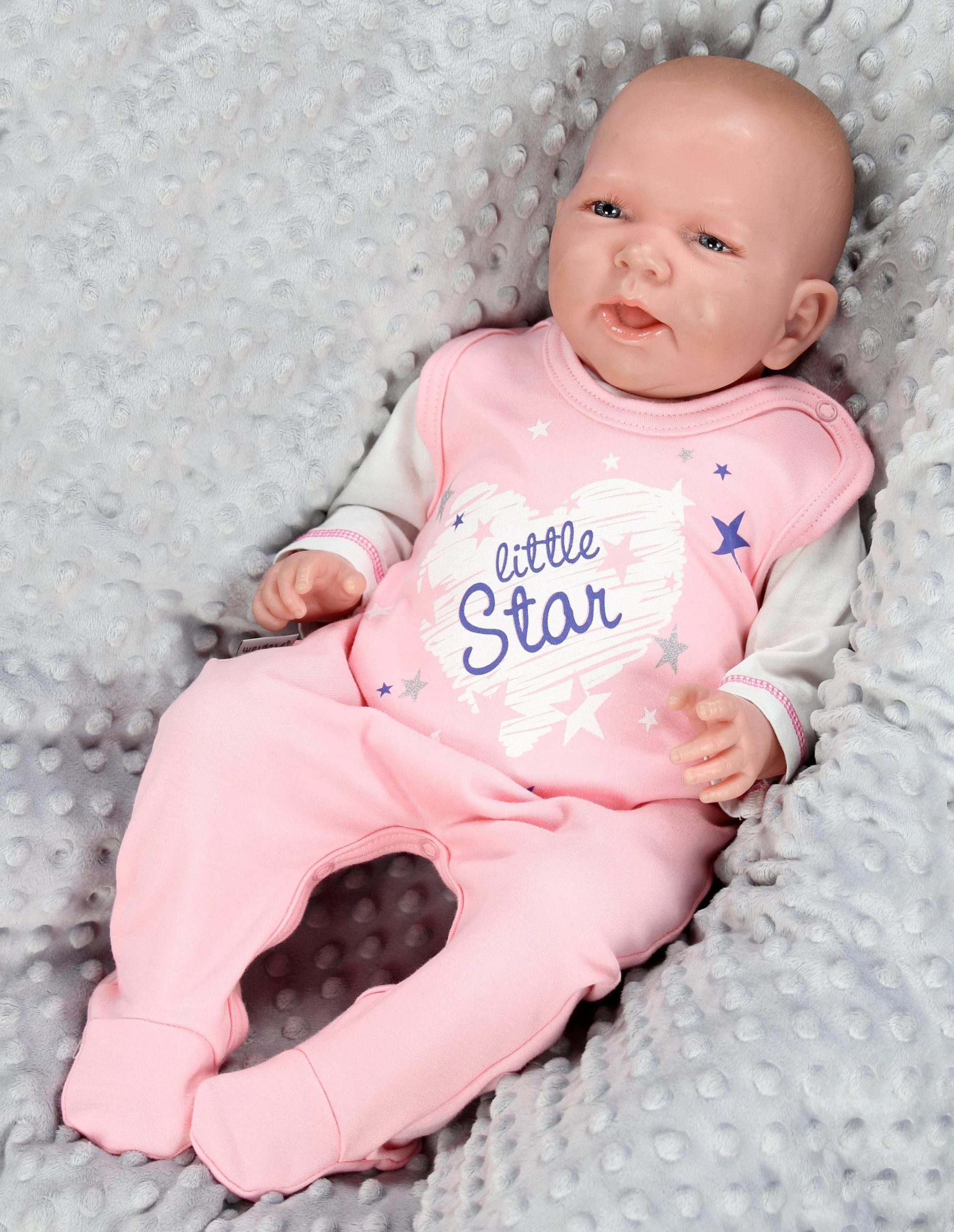 TupTam Strampler TupTam Baby Uni Strampler mit Aufdruck Spruch 5er Pack (5-tlg) Mädchen 2 TupTam Babymode