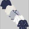TupTam Wickelshirt TupTam Baby Jungen Langarm Wickelshirt Baumwolle 5er Set Bären Set TupTam Babymode