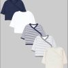 TupTam Babymode TupTam Wickelshirt TupTam Baby Jungen Langarm Wickelshirt Baumwolle 5er Set Streifen M