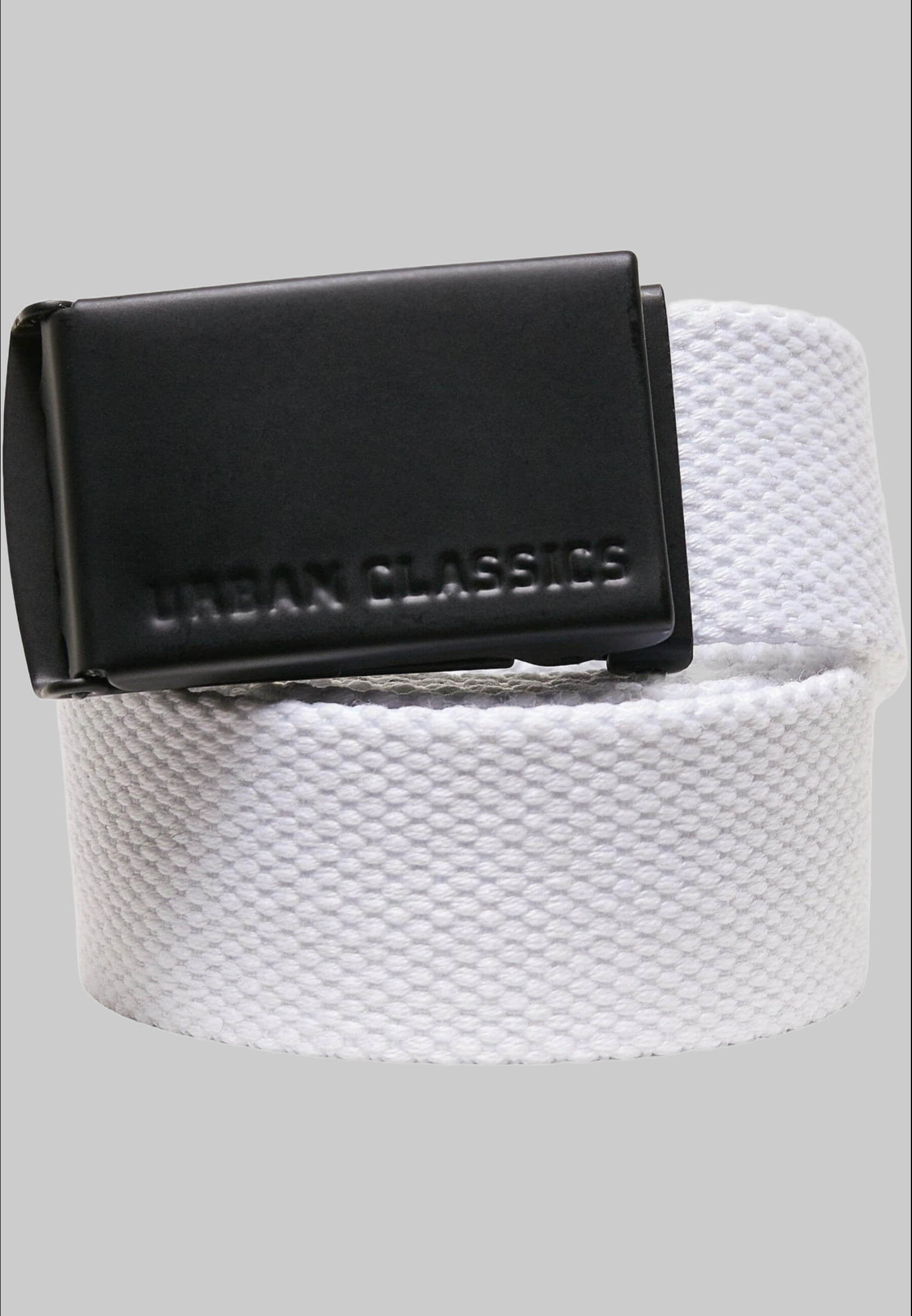 Urban Classics Kids Canvas Belt 2-Pack - Durable & Adjustable black-white URBAN CLASSICS Jungenmode