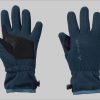 Mädchenmode VAUDE VAUDE Kids Pulex Gloves - Recycled Fleece Mittens for Children dark sea