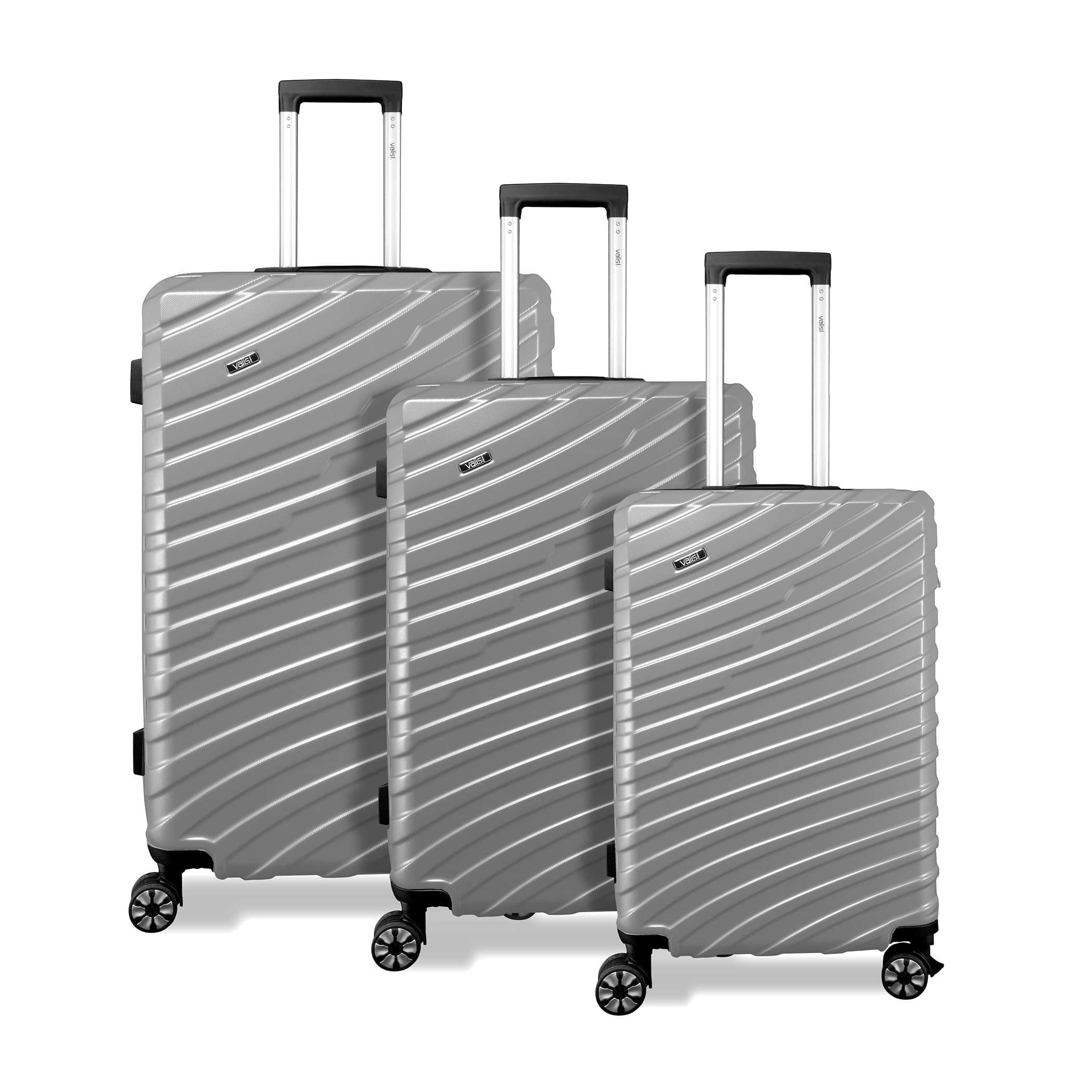 Valis Hartschalen-Trolley: ABS Hard Shell Suitcase with Double Wheels Koffer & Reisegepäck Valis