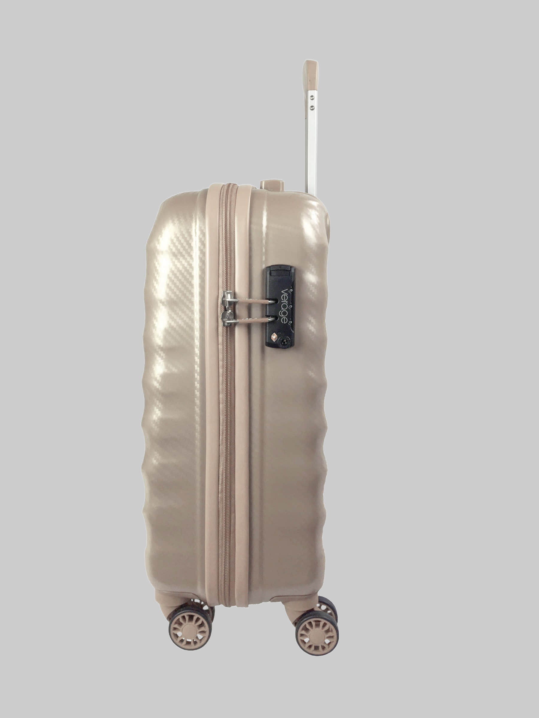 Verage Seagull S-19 Carry-On Suitcase - Hard Shell, Premium ABS Gold-E myToys Verage