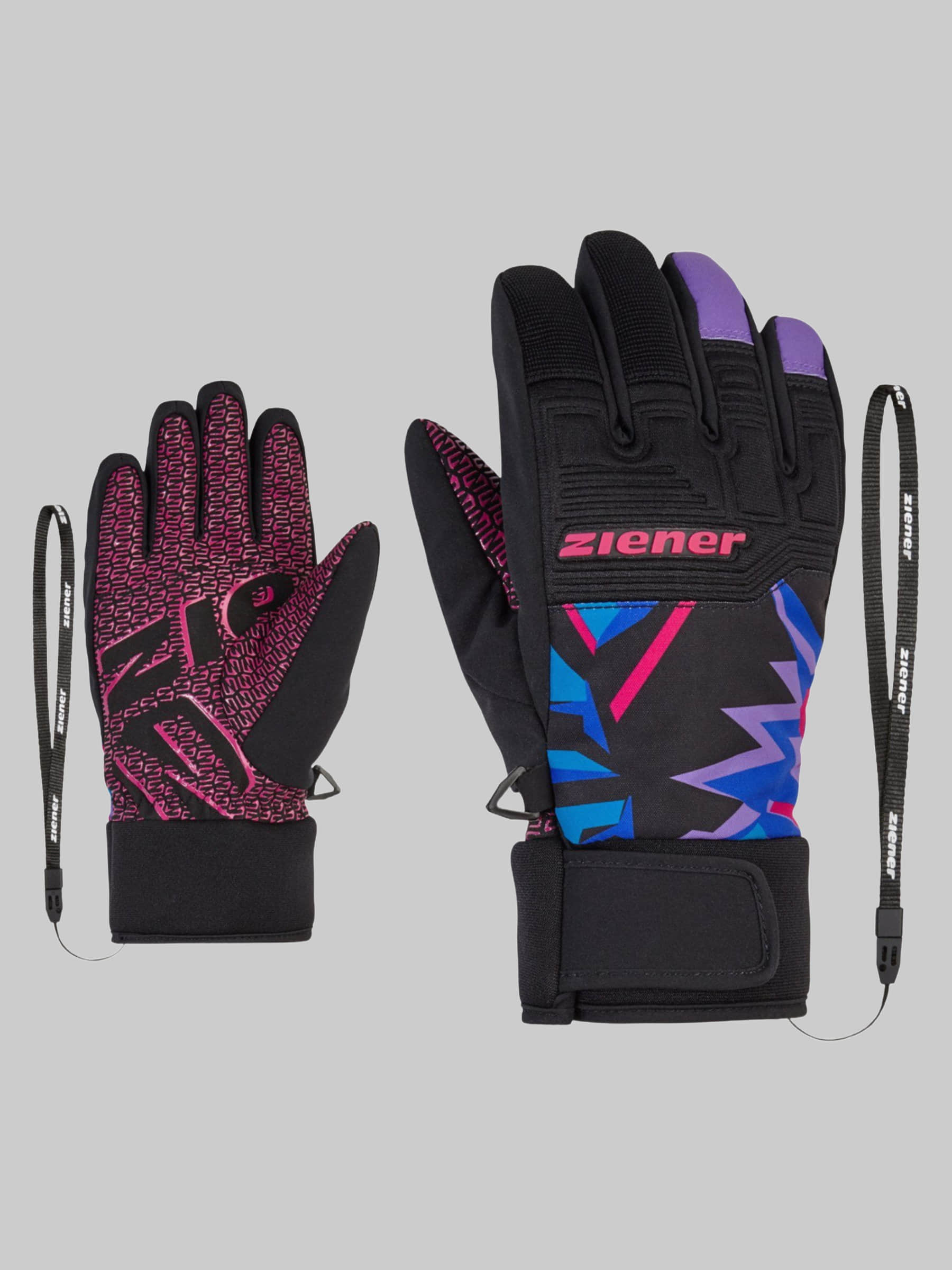 ZIENER LANUS AS(R) PR Junior Handschuhe lila Mädchenmode Ziener