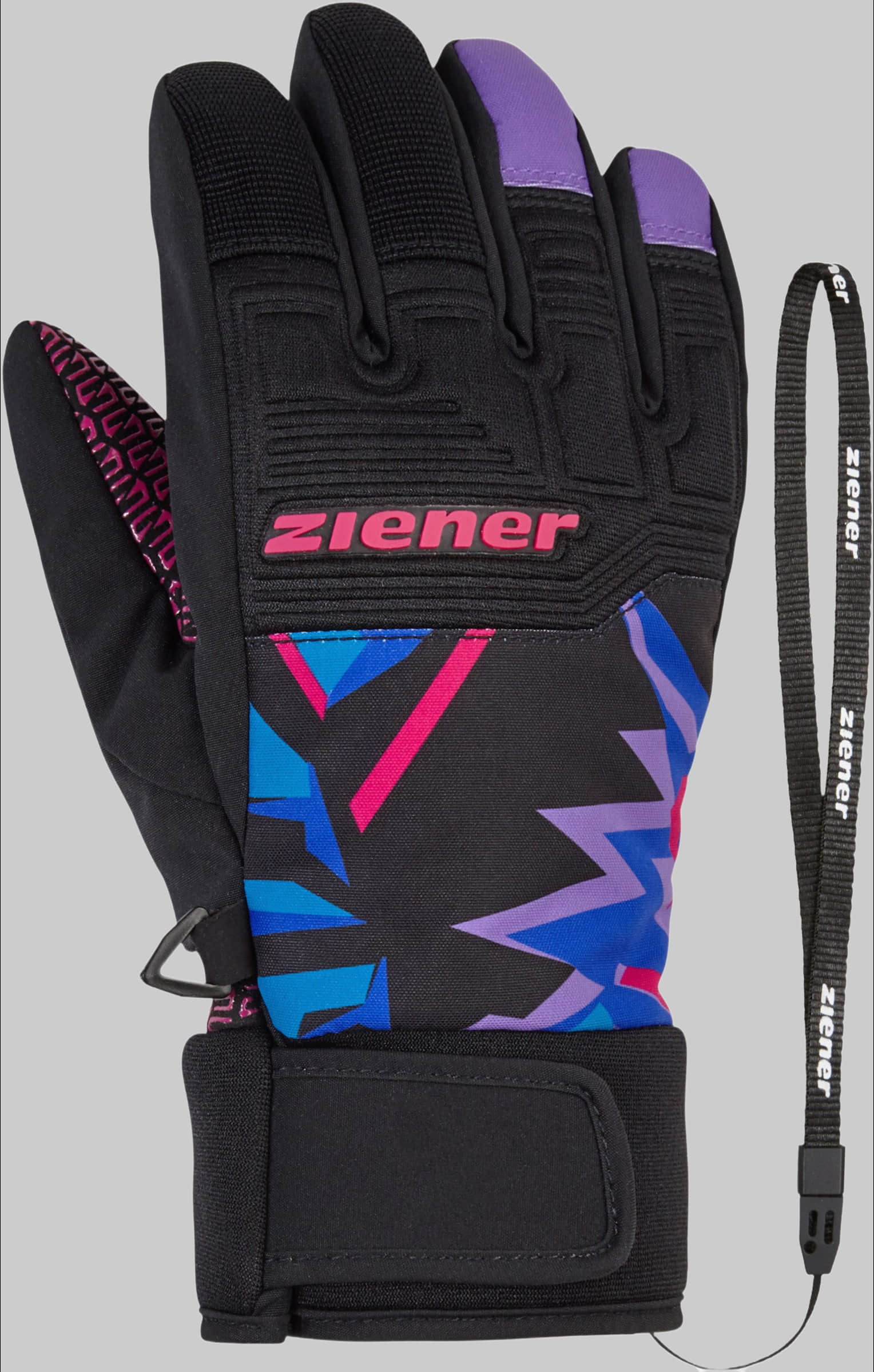 ZIENER LANUS AS(R) PR Junior Handschuhe lila Mädchenmode Ziener