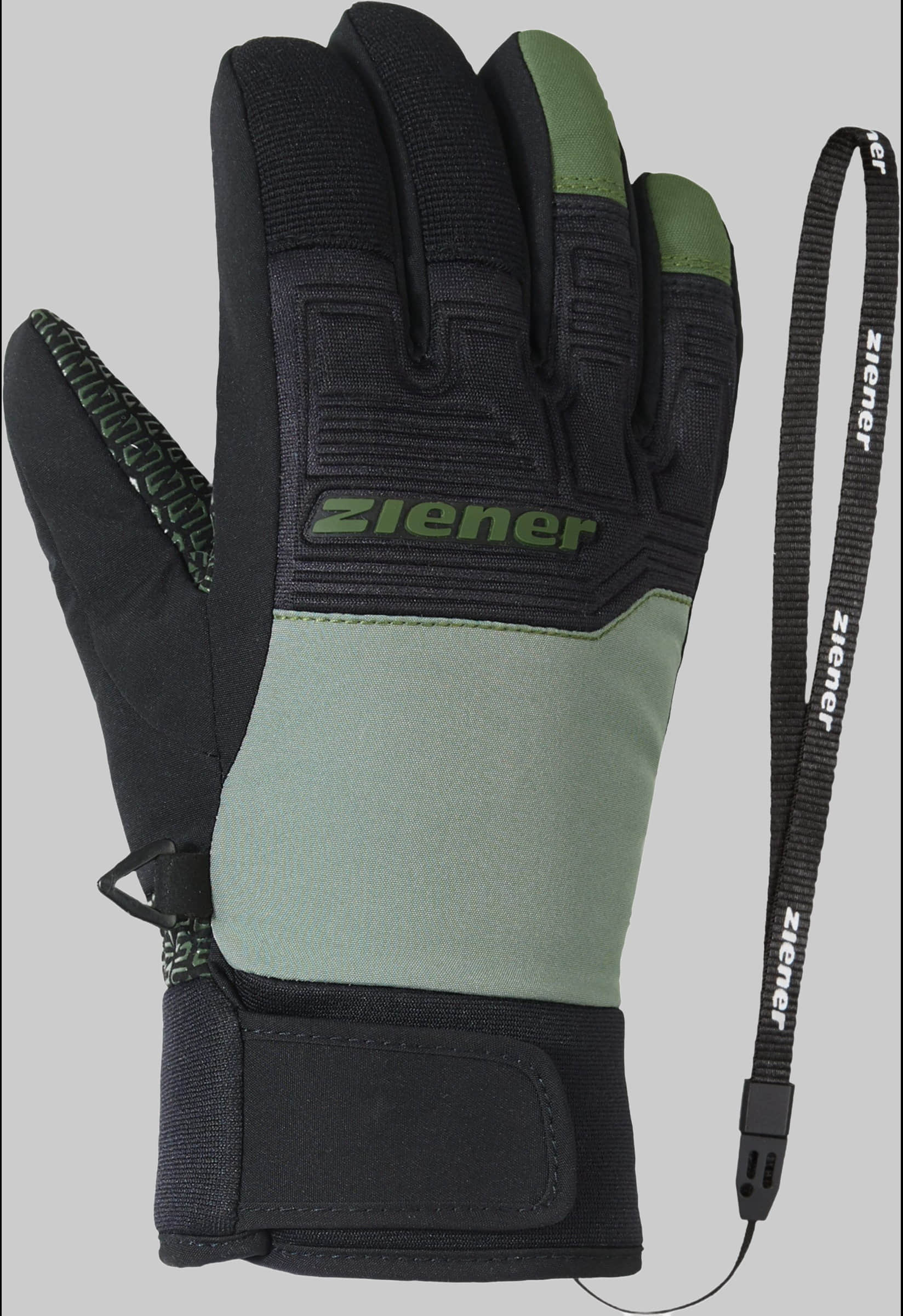 ZIENER LANUS AS(R) PR Junior Handschuhe graugrün Mädchenmode Ziener