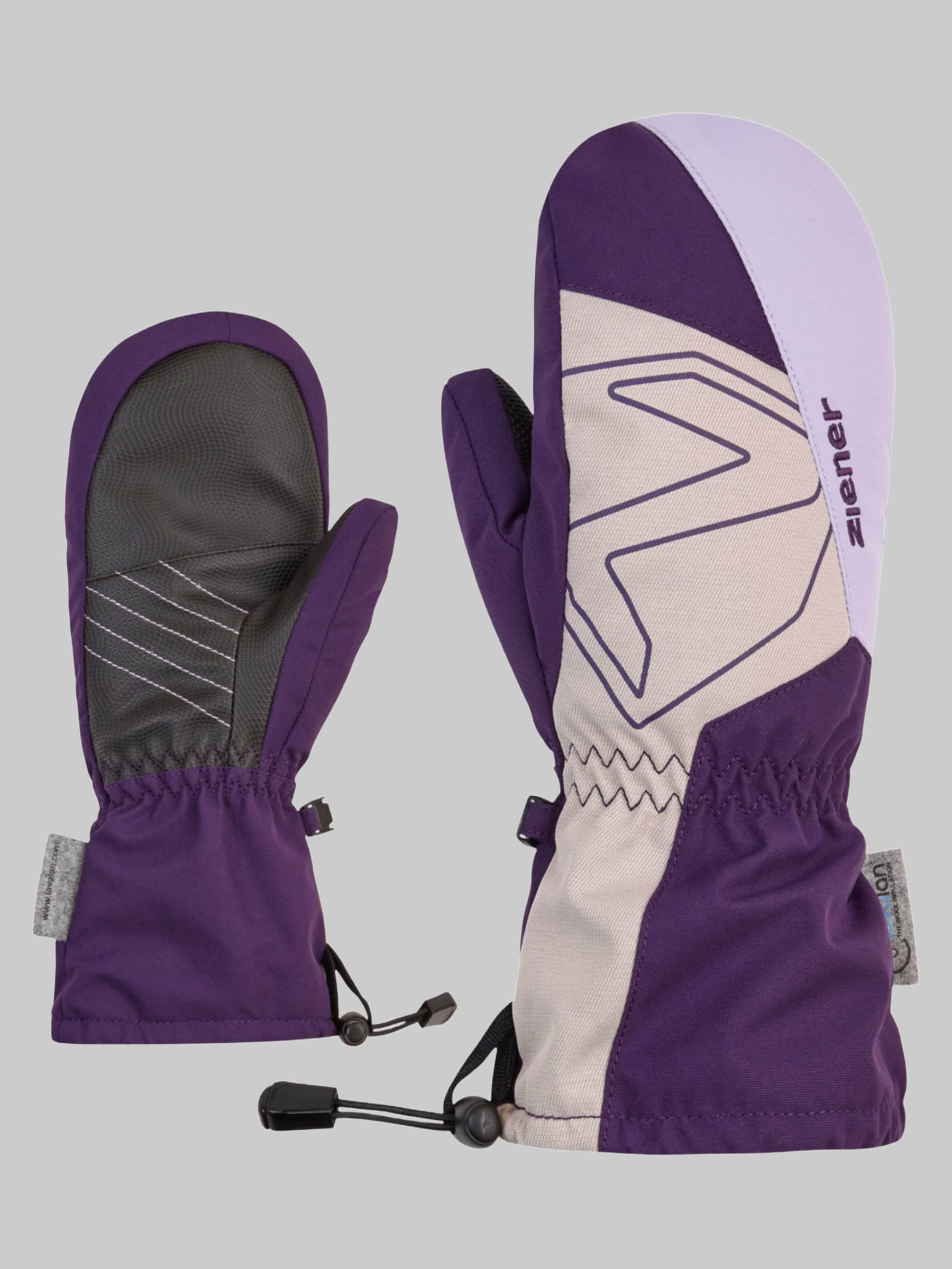 Ziener Ziener Fäustlinge LAVALINO AS® AW MITTEN dunkellila Mädchenmode