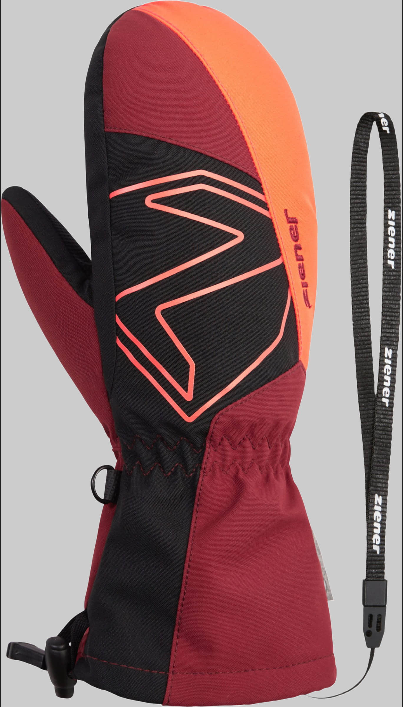 Ziener Fäustlinge LAVALINO AS® AW MITTEN rot Mädchenmode Ziener
