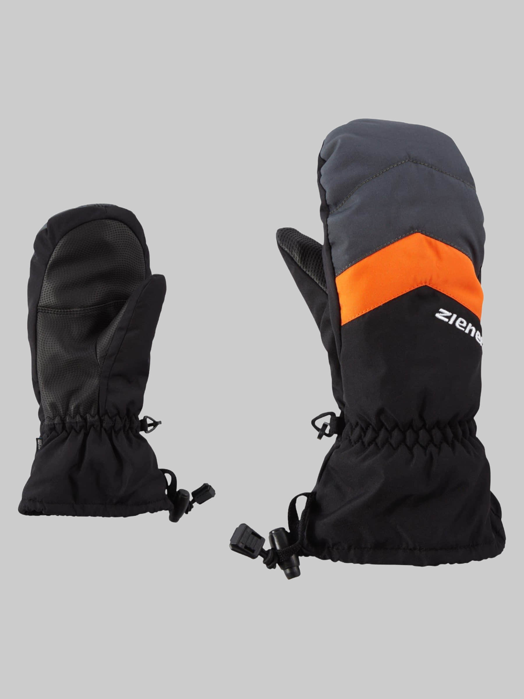Ziener Mädchenmode Ziener Fäustlinge LETTERO AS(R) MITTEN Junior Black - Grey