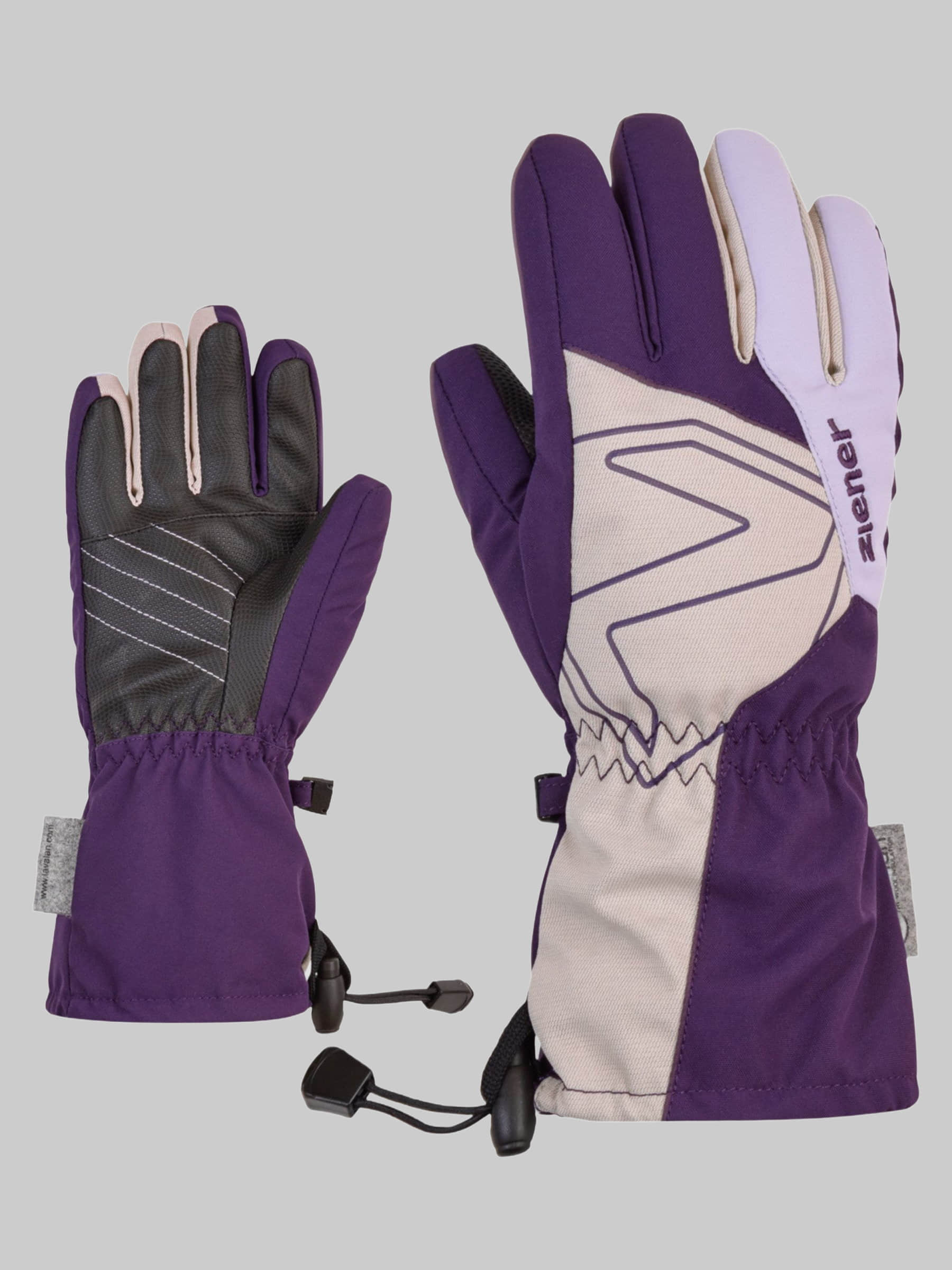 Ziener Fäustlinge Ziener Junior Laval As Aw Glove Kinder dunkellila Ziener Mädchenmode