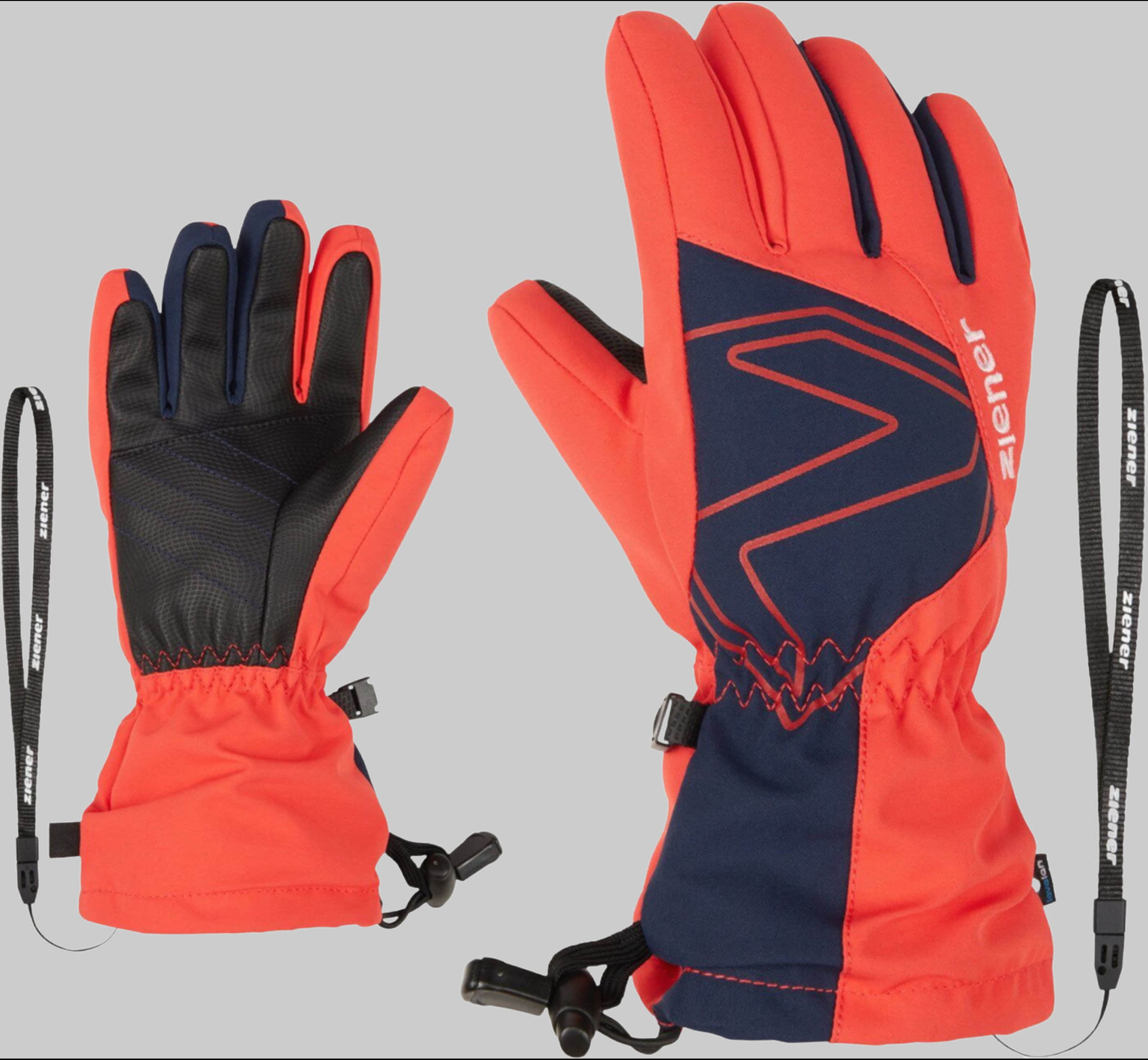 Mädchenmode Ziener Ziener Fäustlinge Ziener Junior Laval As Aw Glove Kinder fiery red