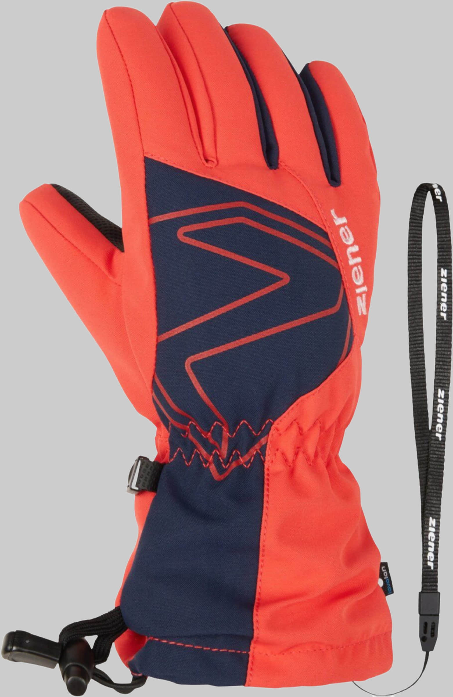 Mädchenmode Ziener Ziener Fäustlinge Ziener Junior Laval As Aw Glove Kinder fiery red