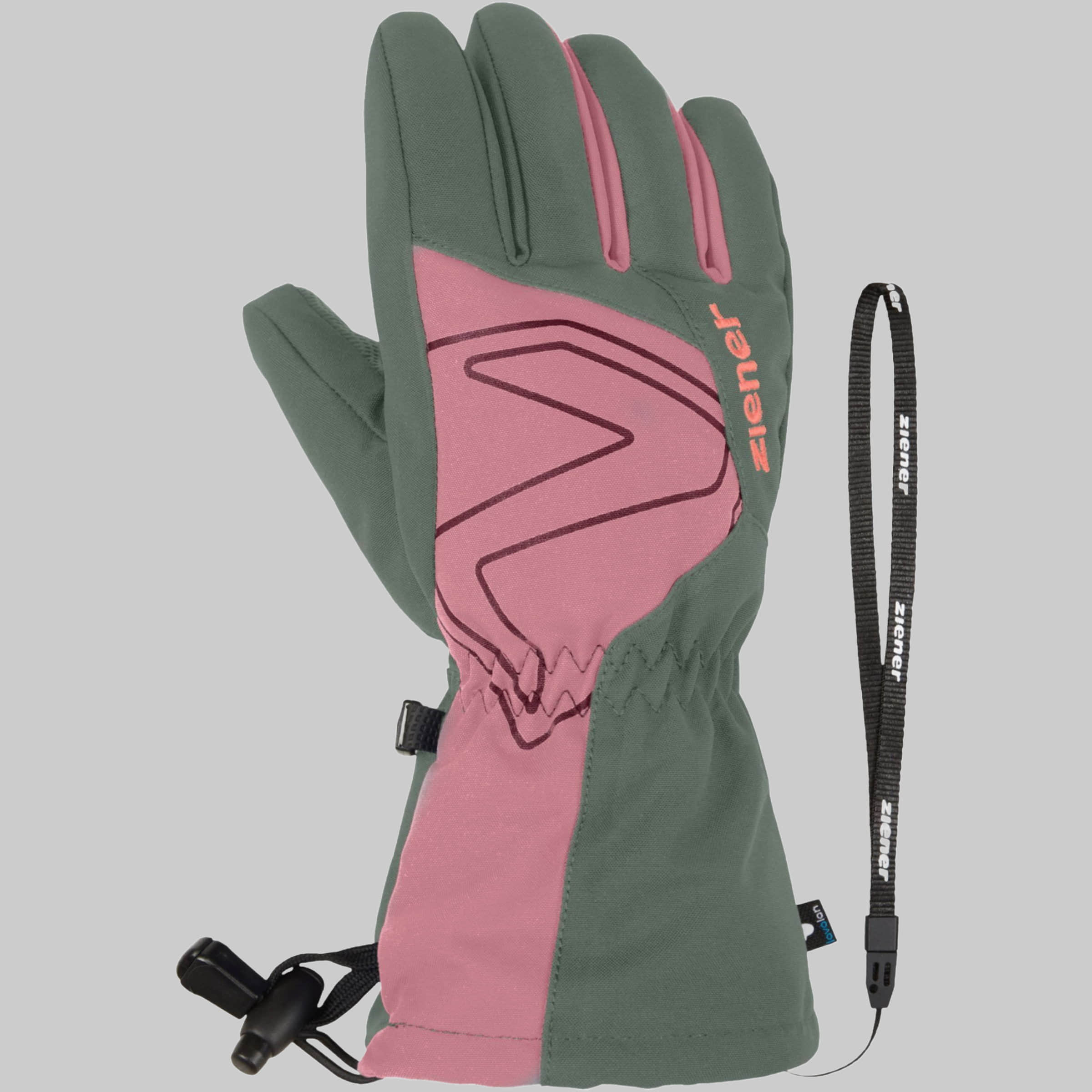Jungenmode Ziener Ziener Fäustlinge Ziener Junior Laval As Aw Glove Kinder green mud