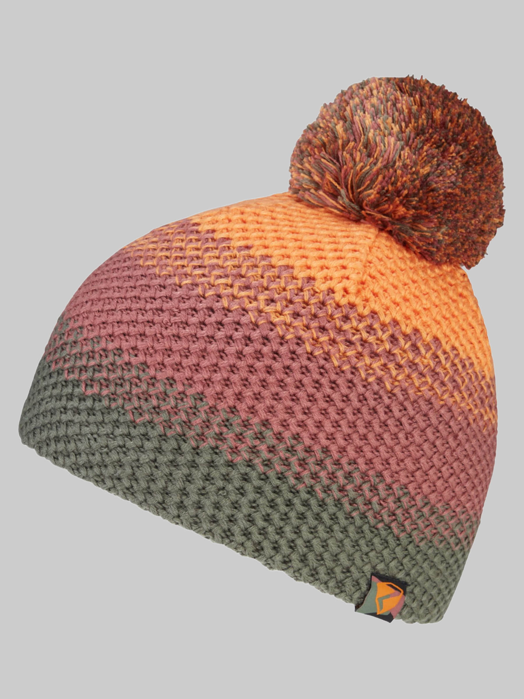 Ziener Ishi Junior Knitted Hat - Fleece Lined & Playful Design apricot Ziener Mädchenmode