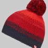 Ziener Ishi Junior Knitted Hat - Fleece Lined & Playful Design feuerrot Ziener Mädchenmode