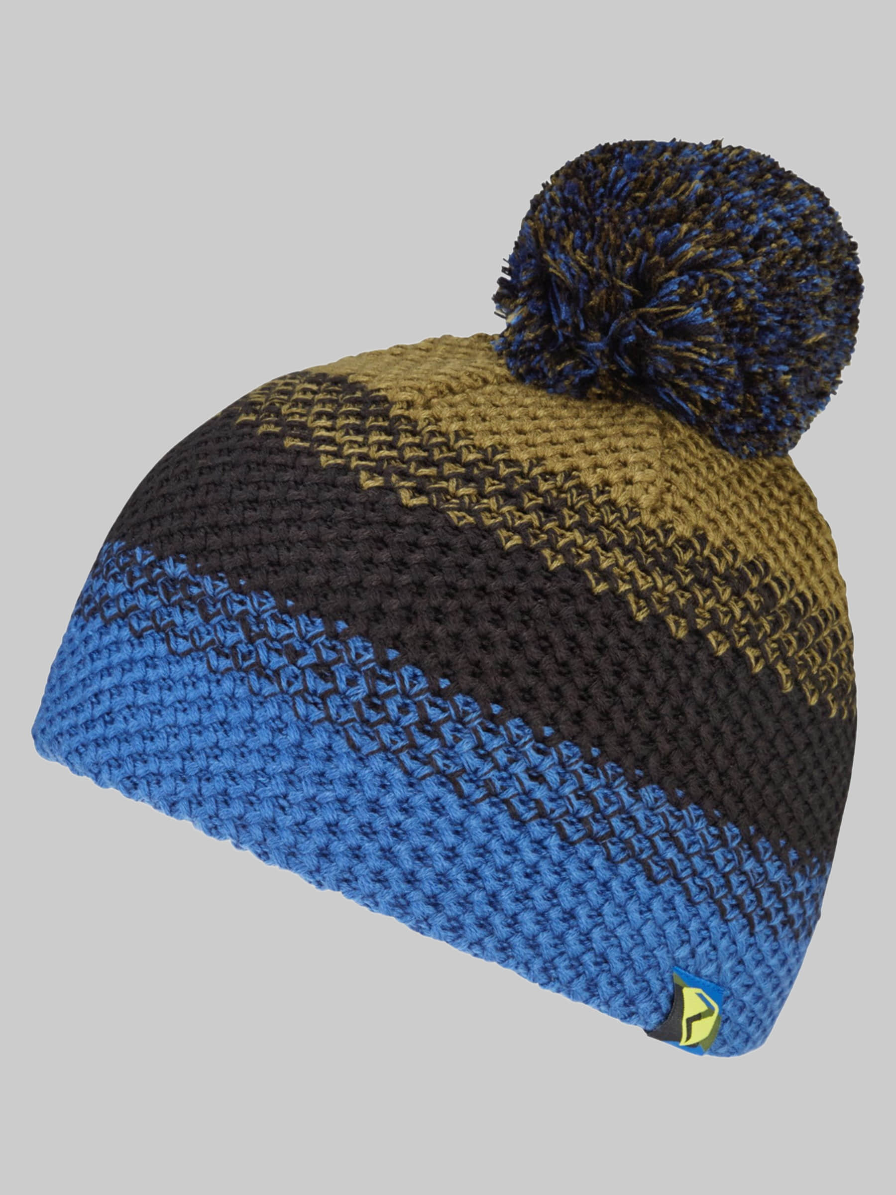 Ziener Ishi Junior Knitted Hat - Fleece Lined & Playful Design mittelblau Ziener Mädchenmode