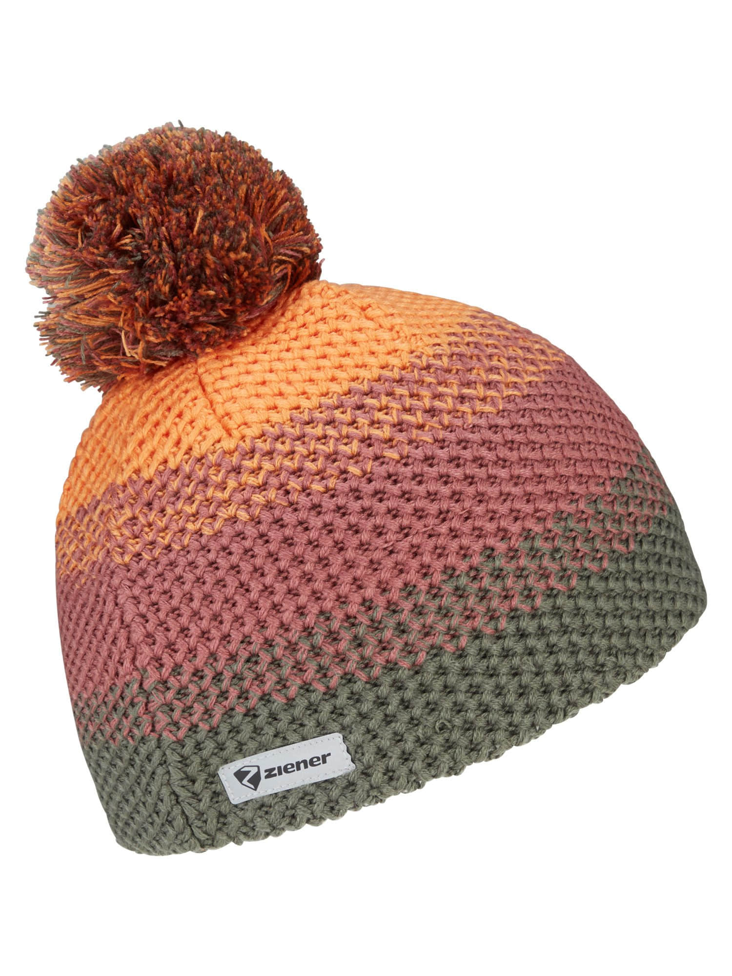 Ziener Ishi Junior Knitted Hat - Fleece Lined & Playful Design apricot Ziener Mädchenmode