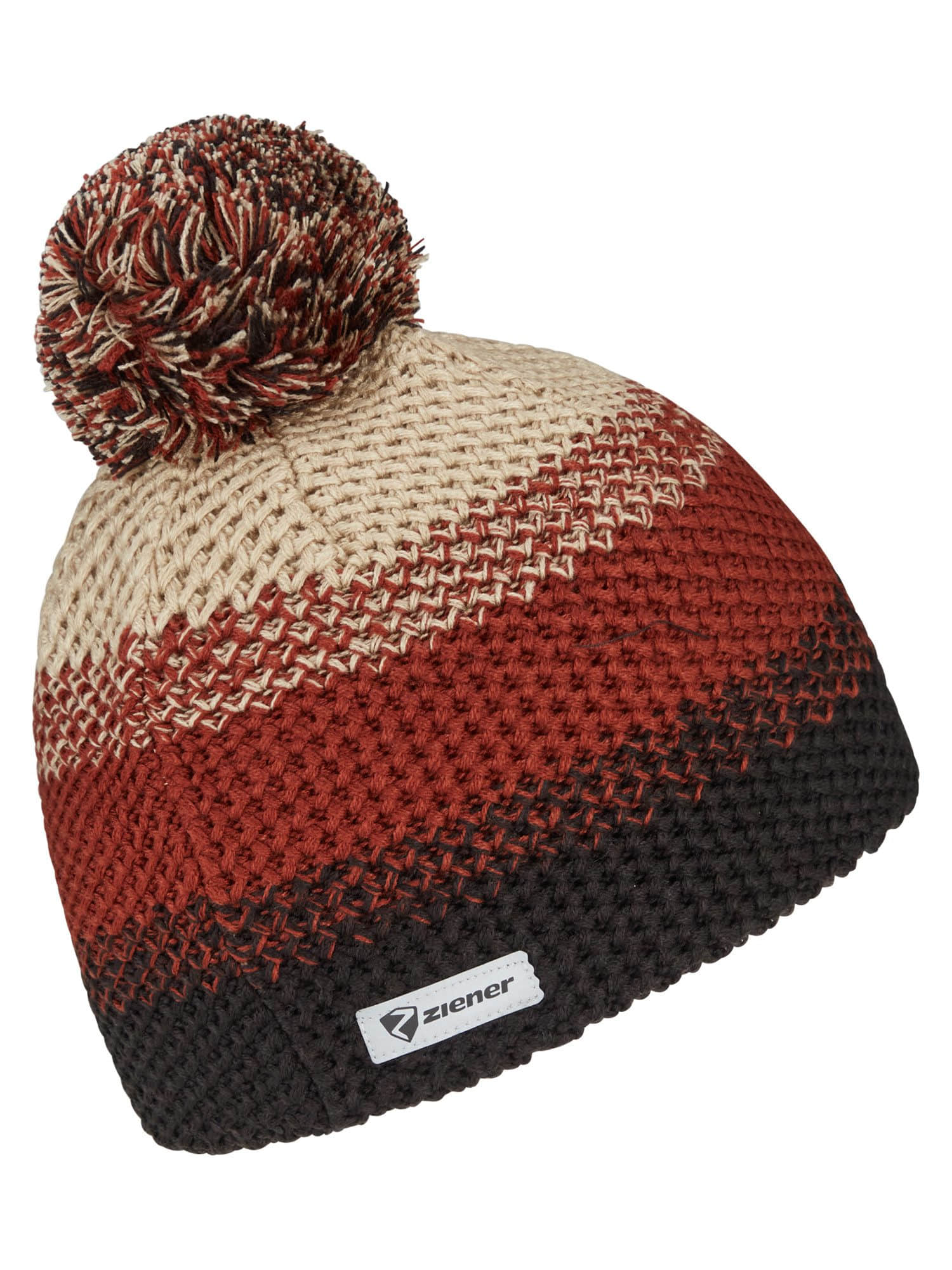 Ziener Ishi Junior Knitted Hat - Fleece Lined & Playful Design braun Ziener Mädchenmode