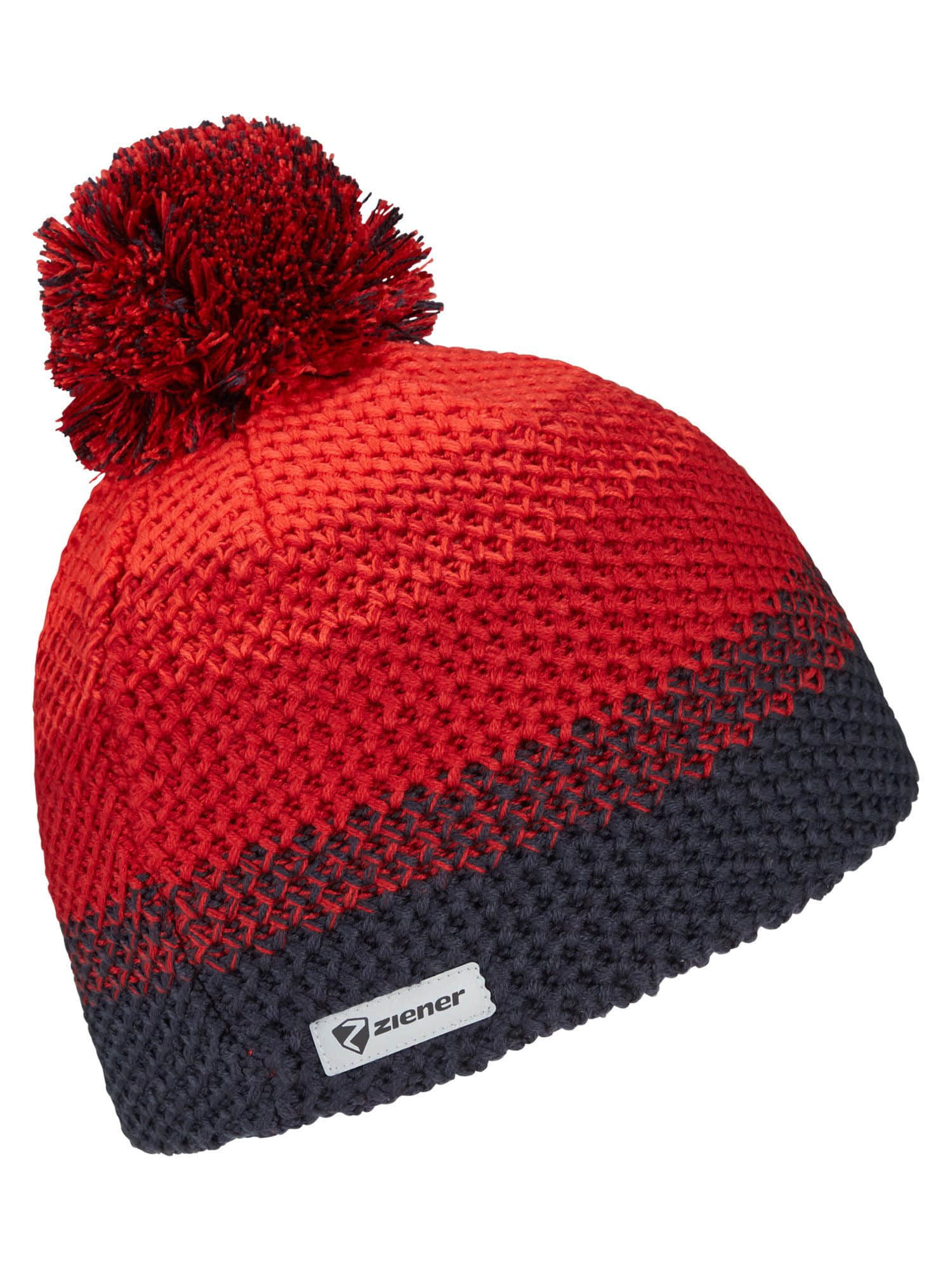 Ziener Ishi Junior Knitted Hat - Fleece Lined & Playful Design feuerrot Ziener Mädchenmode
