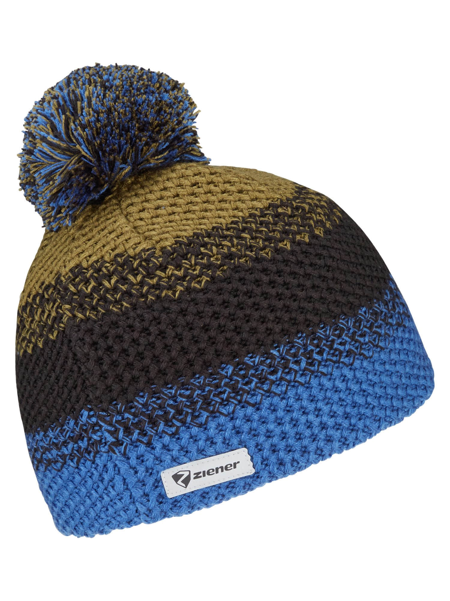 Ziener Ishi Junior Knitted Hat - Fleece Lined & Playful Design mittelblau Ziener Mädchenmode