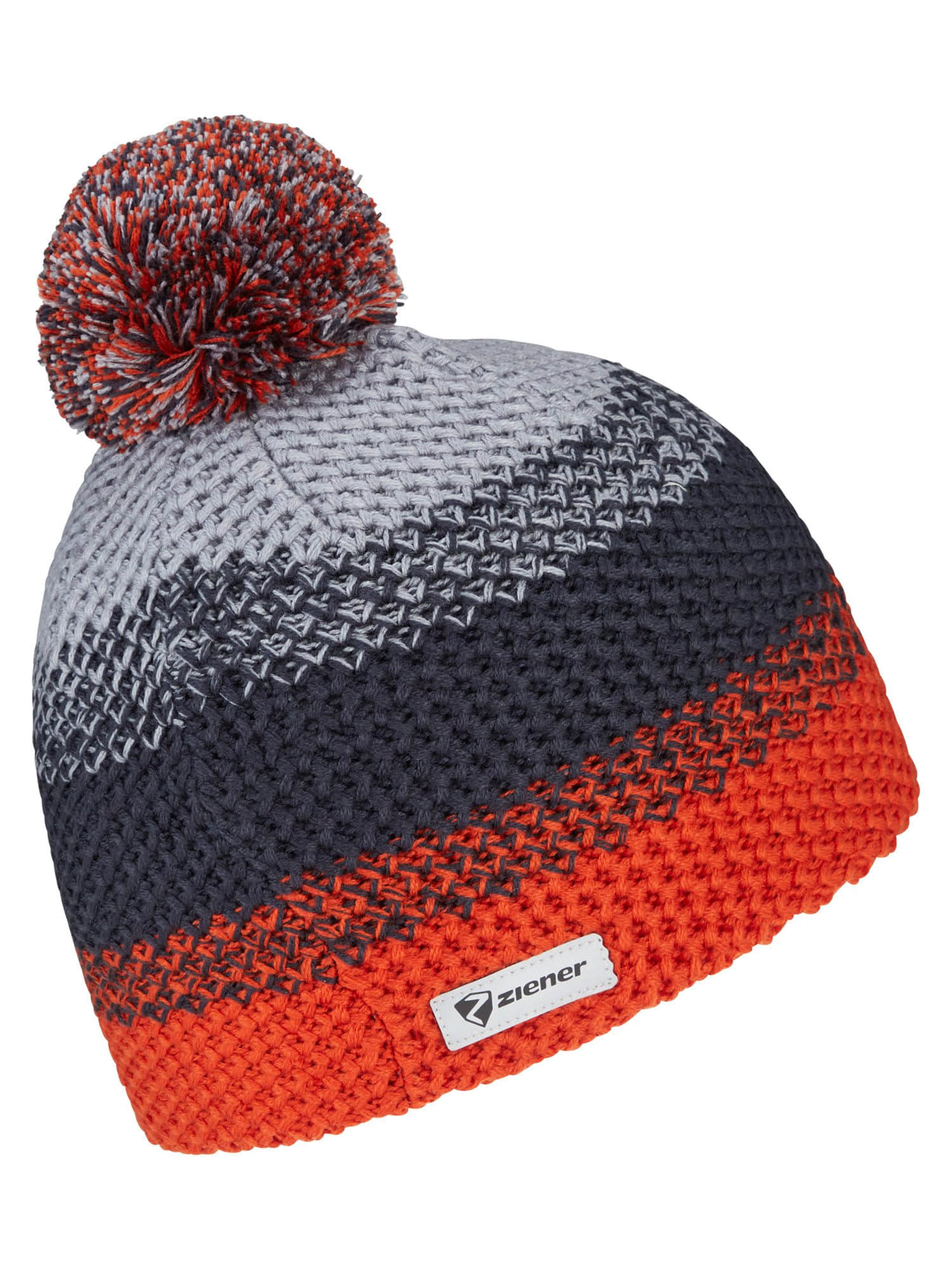 Ziener Mädchenmode Ziener Ishi Junior Knitted Hat - Fleece Lined & Playful Design orange