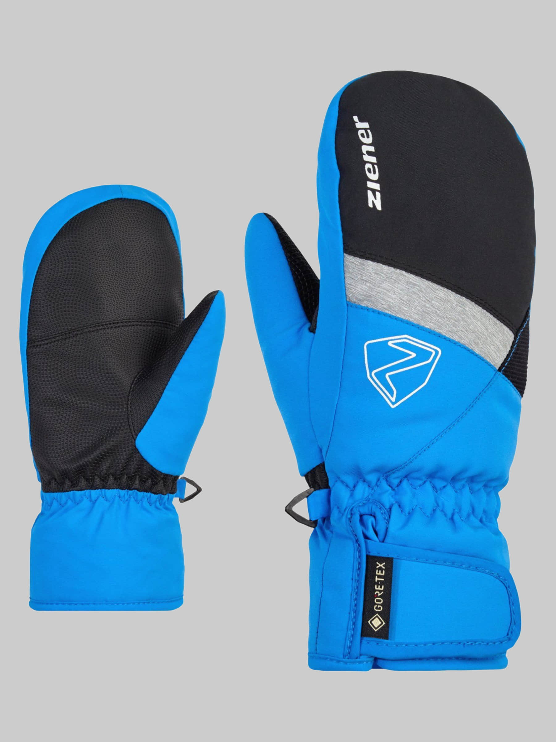 Ziener Mädchenmode Ziener LEVIN GTX MITTEN Junior - Waterproof Kids Ski Gloves blau