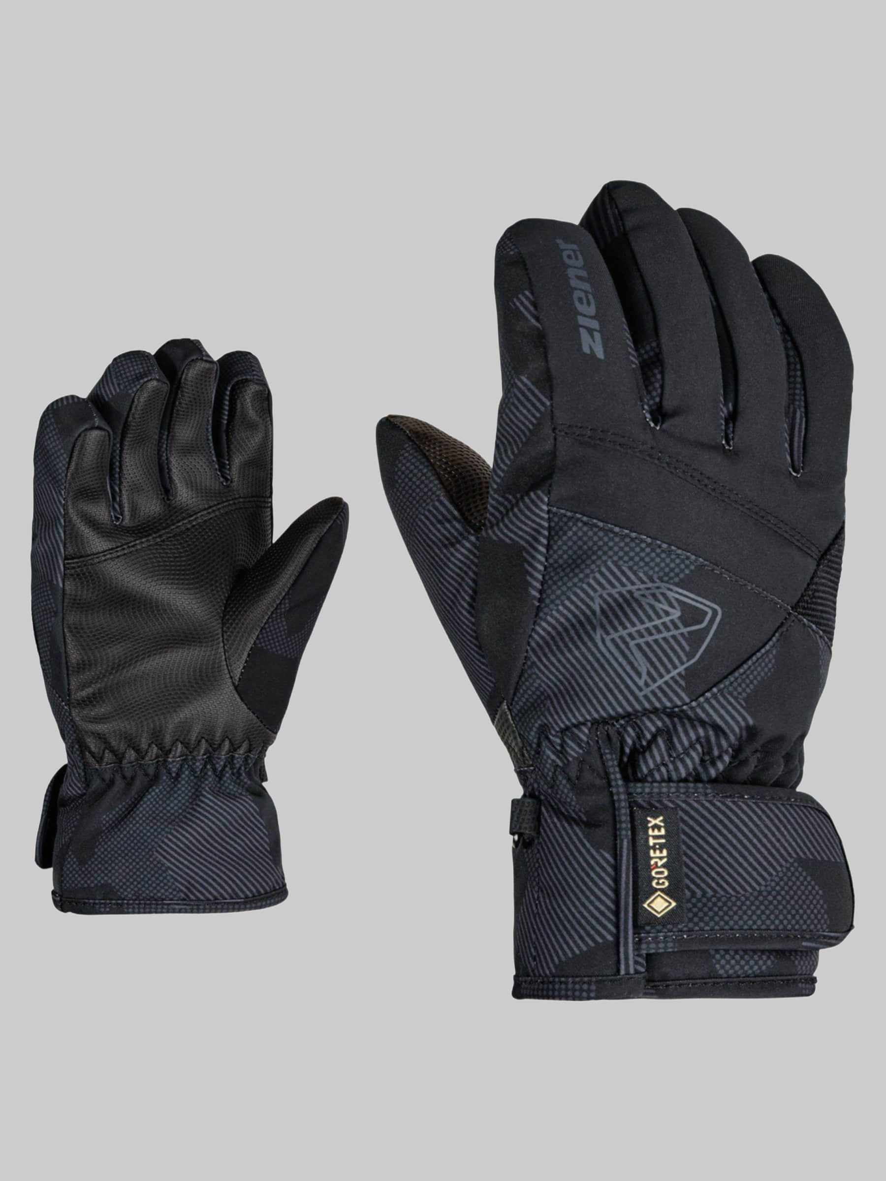 Ziener Mädchenmode Ziener Leif GTX Junior Kinder Ski Handschuhe black
