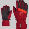 Ziener Ziener Leif GTX Junior Kinder Ski Handschuhe rot Mädchenmode