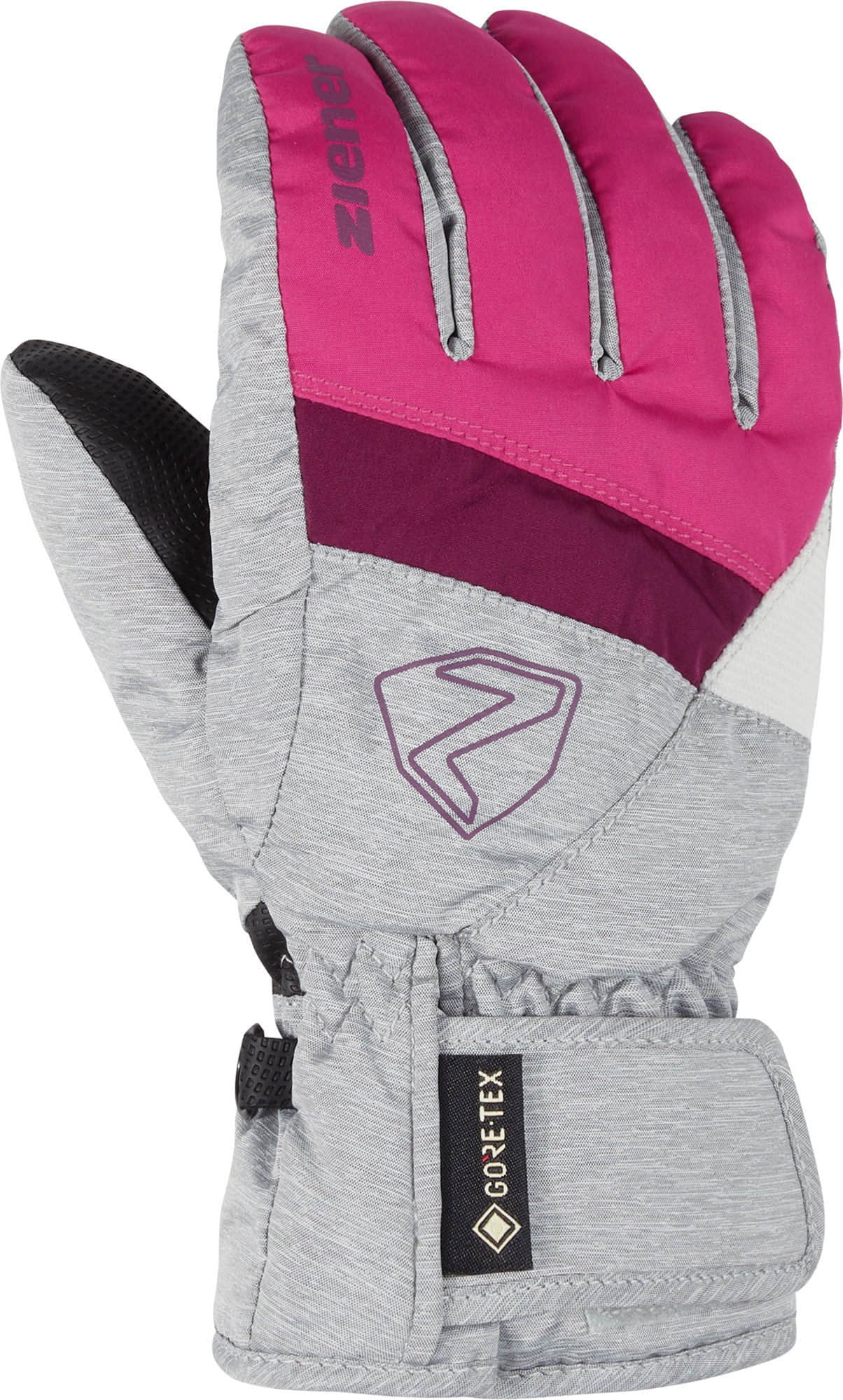 Ziener Mädchenmode Ziener Leif GTX Junior Kinder Ski Handschuhe pink