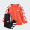 Babymode adidas ESSENTIALS 3-Stripes Kids Jogging Suit - 2-Piece Set BRIRED/WHITE