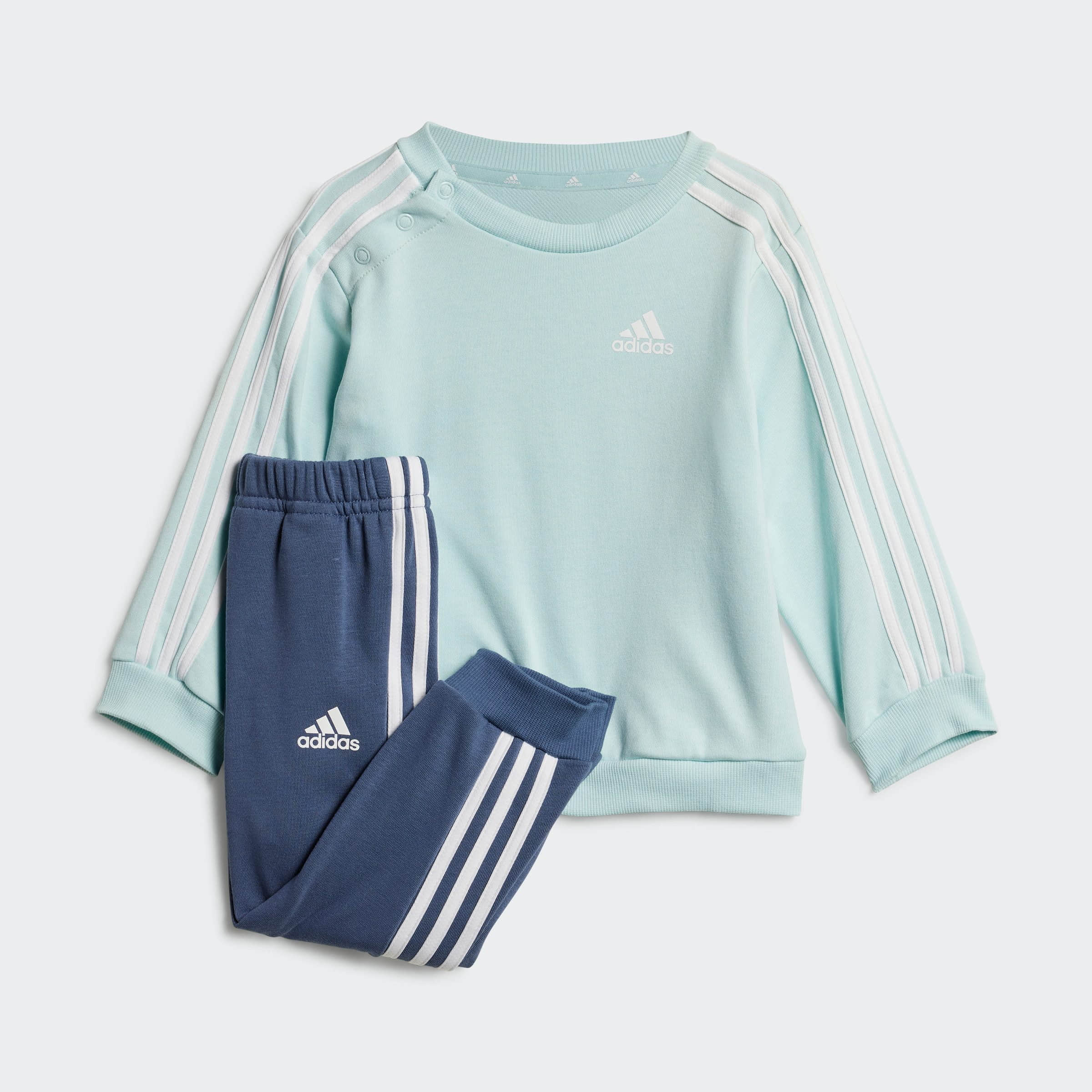 Babymode adidas ESSENTIALS 3-Stripes Kids Jogging Suit - 2-Piece Set Halo Mint