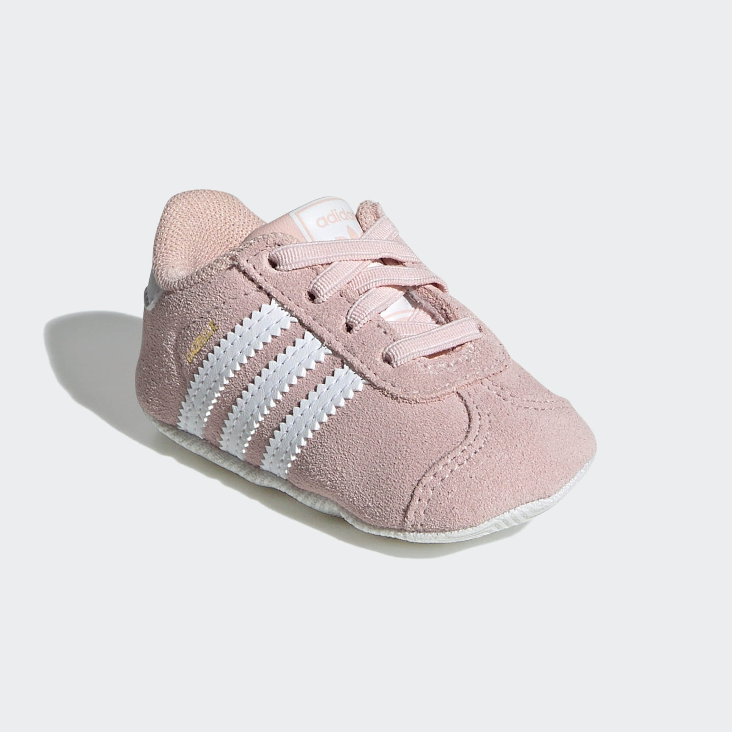 adidas Originals Gazelle Crib Baby Shoe - Timeless Style for Little Stars Icey Pink Babymode
