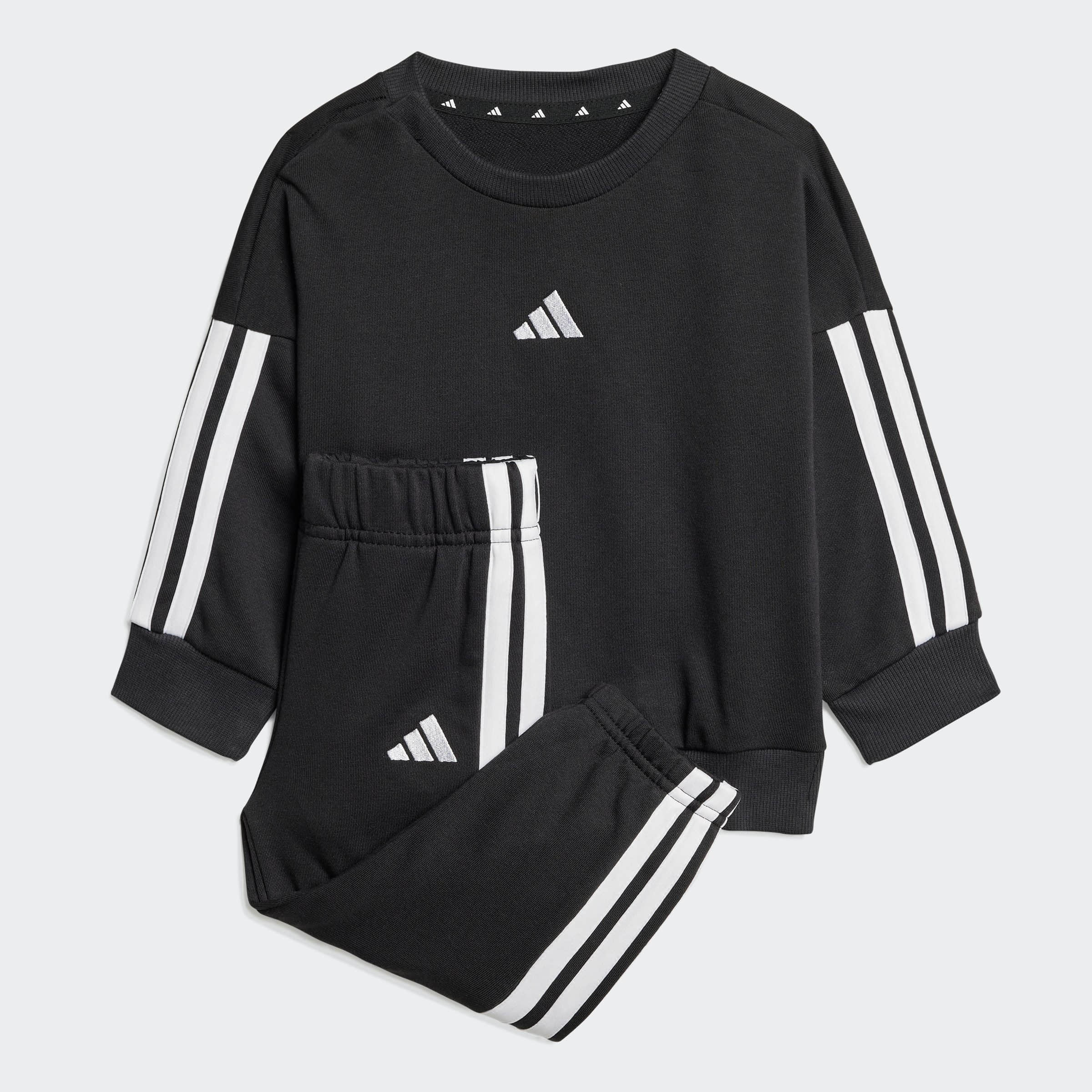 adidas Sportswear 2-Piece Tracksuit Set - 3S FT JOG (Toddler) Black / Wh Babymode