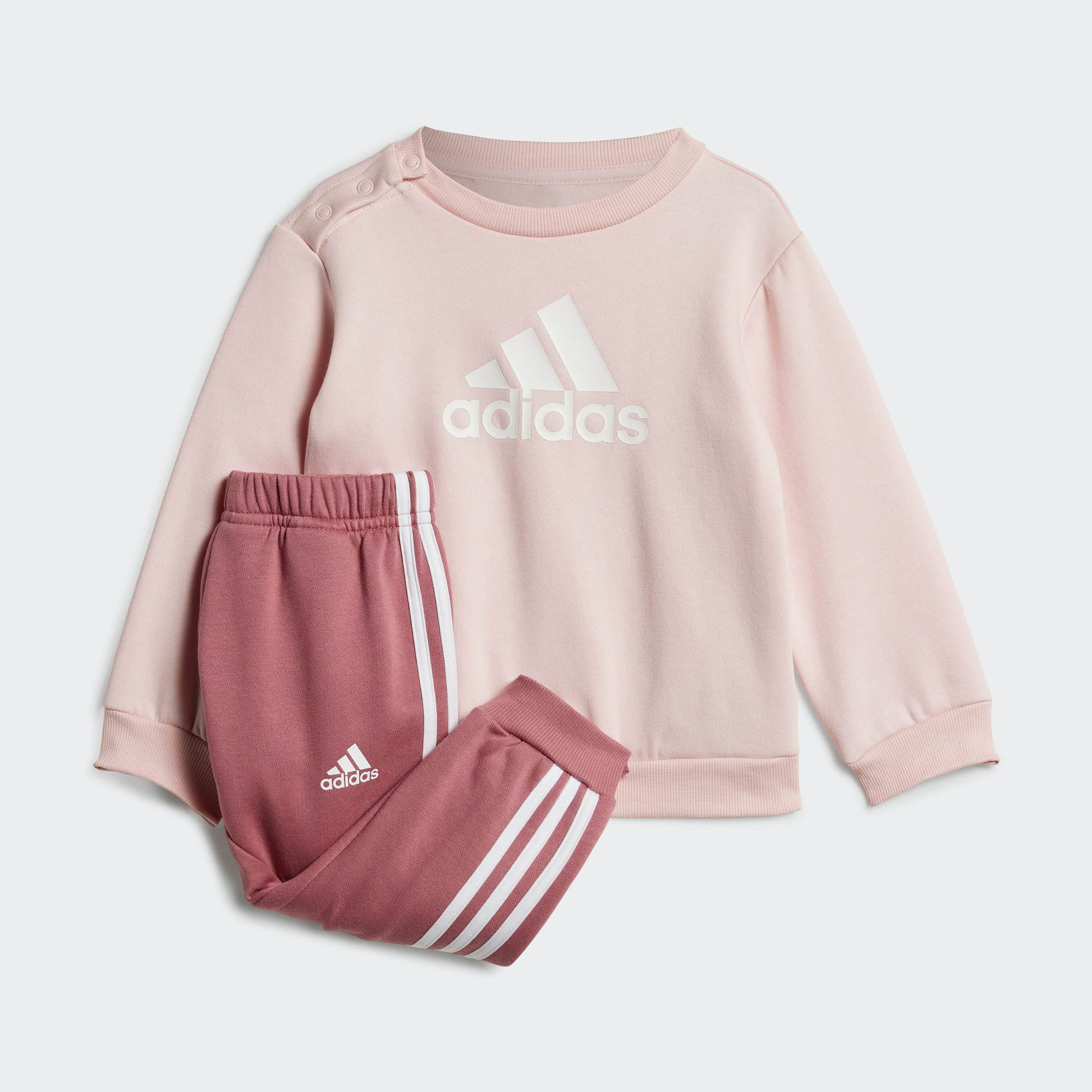 Babymode adidas Sportswear BOS LOGO JOG Tracksuit (Baby & Toddler) Sandy Pink